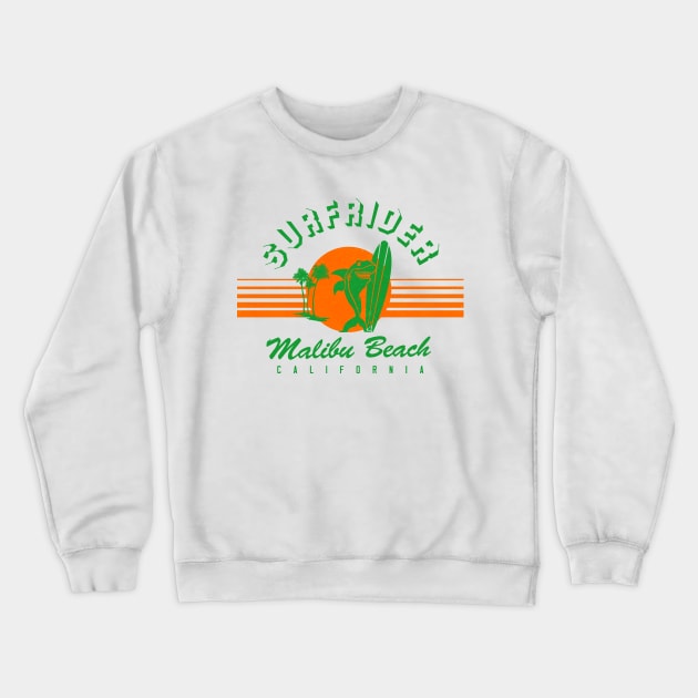 Surfrider Malibu Crewneck Sweatshirt by mrspaceman